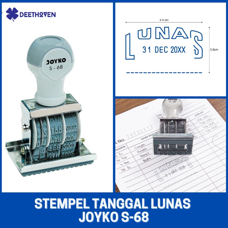 

Stempel Lunas Tanggal Joyko S-68