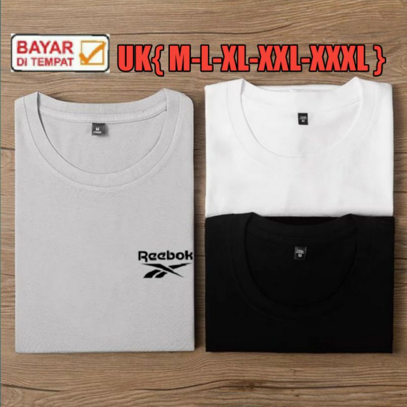 Kaos Pria Lengan Pendek Reeboo Kaos Oblong Pria Atasan Tshirt Pria Baju Oblong Cowok Kaos Cowok