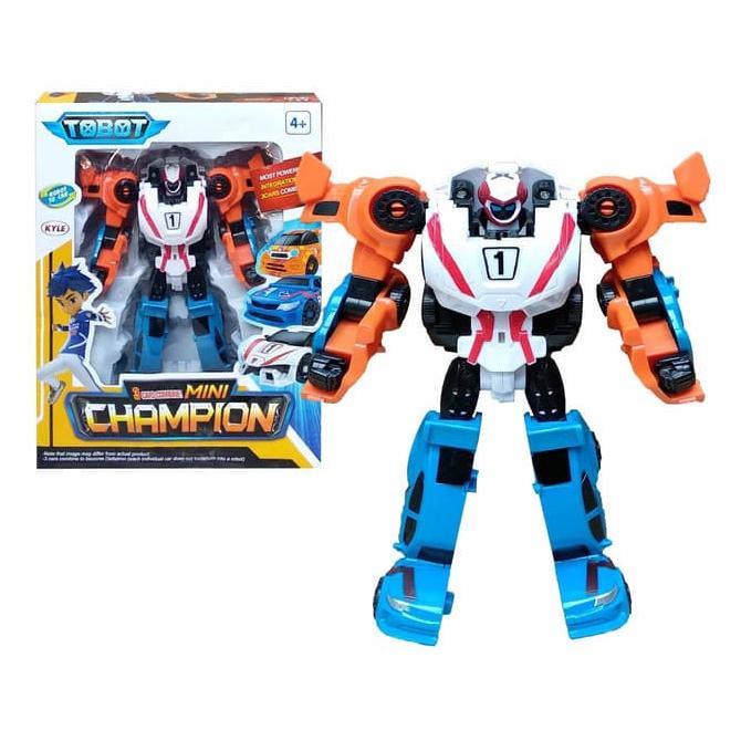 Mainan Tobot Mini Champion Robocar 3 In 1 Transfomer Robot