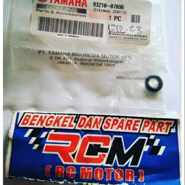 ORING O-RING SEAL SIL TUTUP FILTER SCORPIO Z YANG KECIL ORI ORIGINAL YAMAHA YGP ASLI 93210-07896