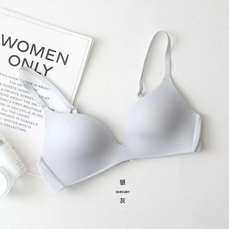 RV® Bra Sport Wanita BH Push Up Bra Tanpa Kawat Underwear Seamless 1043-WHITE