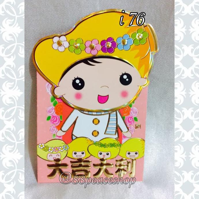 super sale Angpao Imlek Fuk Hoki - i76 Topi Buah Mangga ready stock