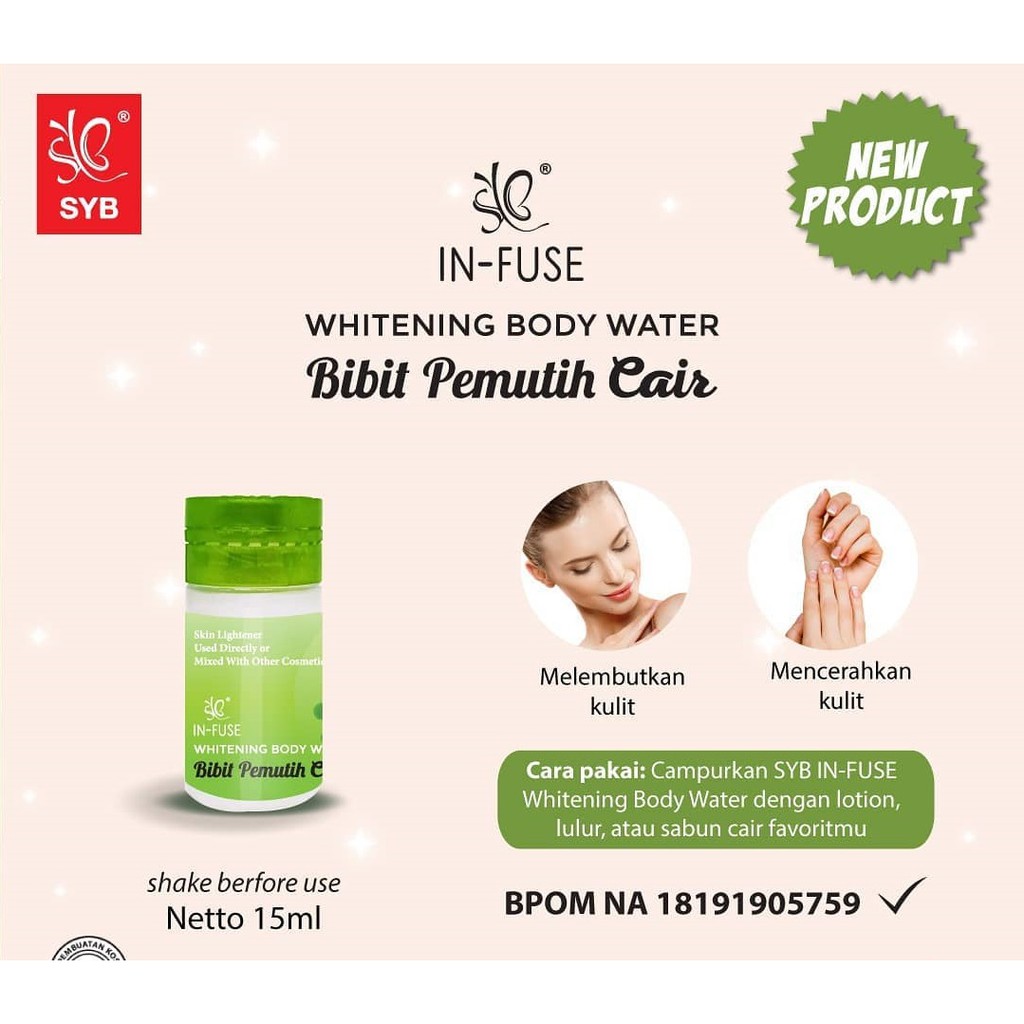 TERLARIS PAKET BIBIT PEMUTIH SYB ORIGINAL BPOM