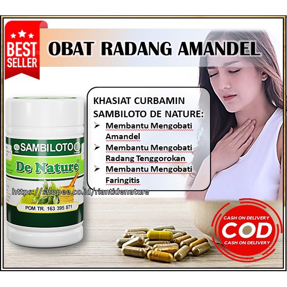 

OBAT RADANG AMANDEL AMPUH SAMBILOTO PRODUK ASLI PT De Nature Indonesia