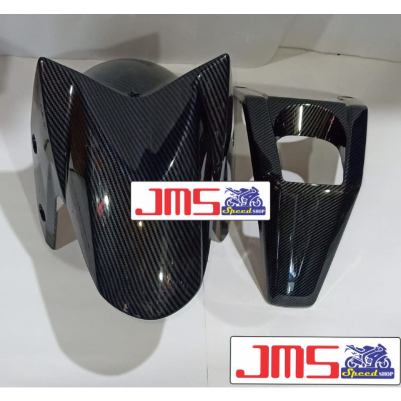 spakbord depan carbon dan cover kunci kontak yamaha nmax new 2020 set zoro