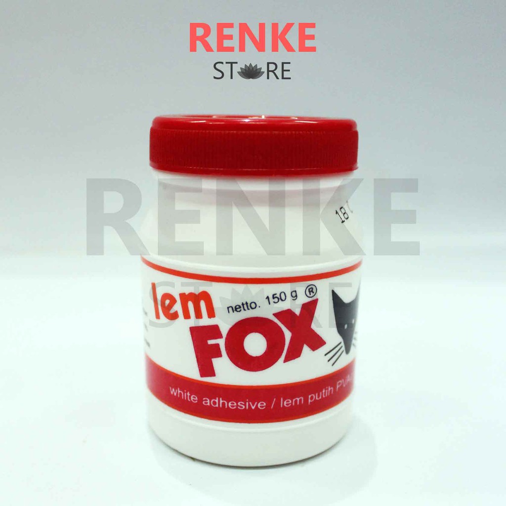 

Lem Putih Fox Sedang 150gr - Lem Kayu / Bahan Slime