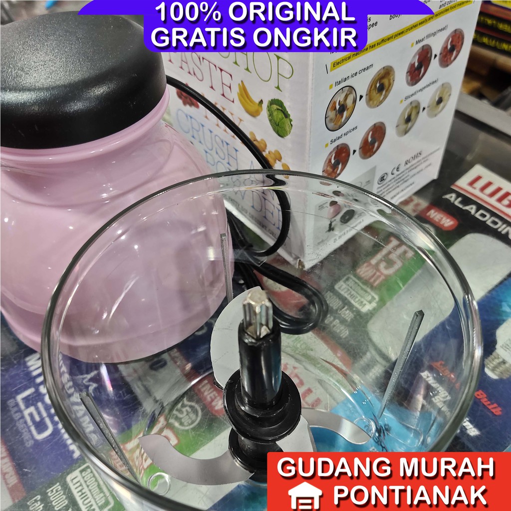 Blender Chopper Kapsul capsul Model Tablet Normal meat grinder food choper proccesor listrik portable Model Pertama Keluar