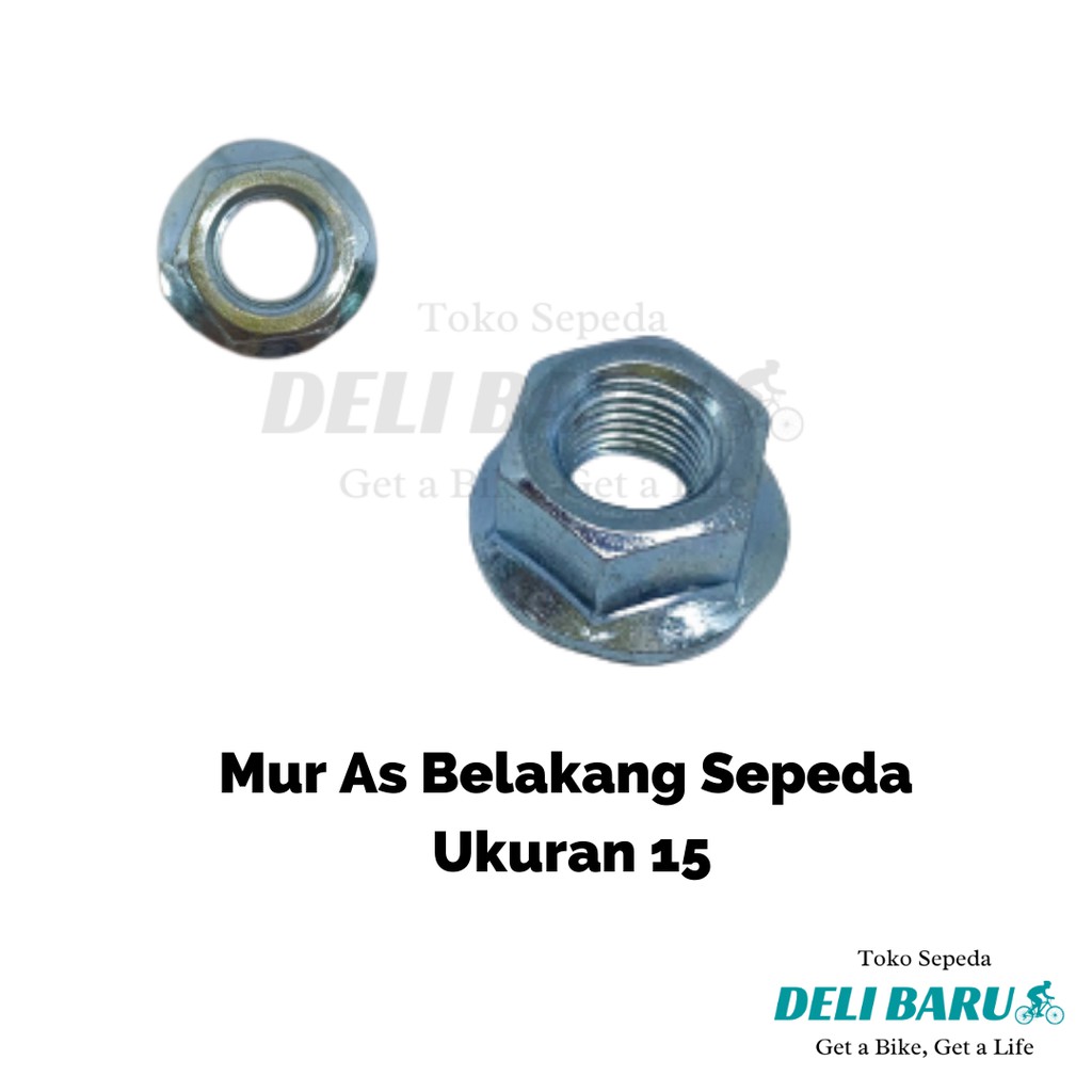 Mur as belakang ukuran 15 sepeda