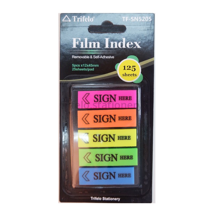 

TRIFELO Stick Note film index penanda tanda tangan TF-SN5205