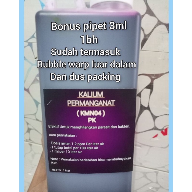 Obat ikan cair pk kalium permanganat / obat ikan / obat ikan kalium permanganat / obat pk / obat kalium permanganat