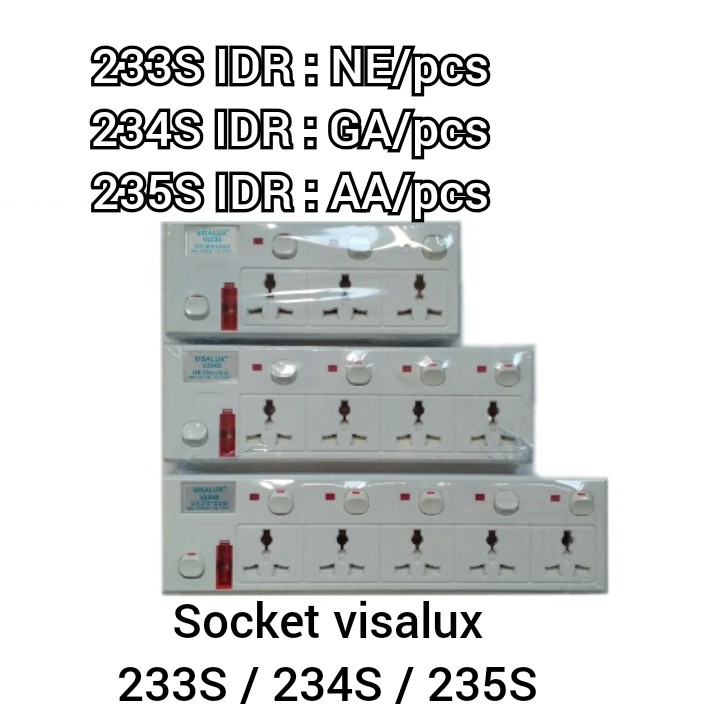 Socket Visalux/ Stop Kontak Listrik Visalux