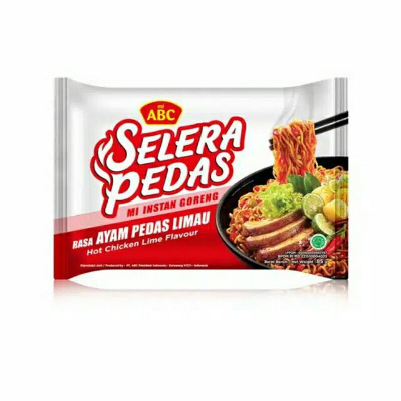 

ABC Mie Goreng Ayam Pedas Limau (Paket 5pc)