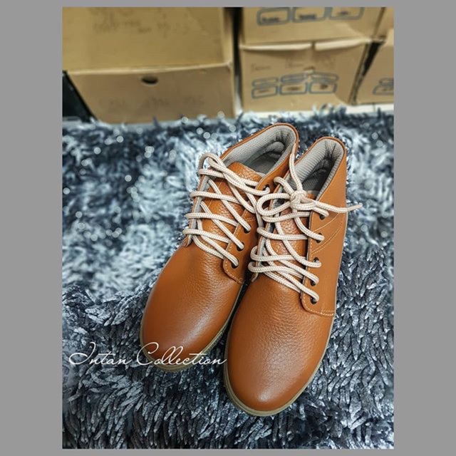 Sepatu Boot Kulit Garut Wanita