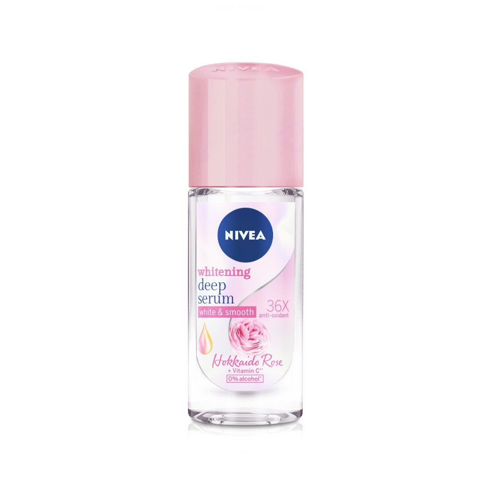 ★ BB ★  NIVEA Hokkaido Rose Series / Oil - Infused Micellar Water / Whitening Deep Serum Roll - On Deodorant / Whip Facial Foam