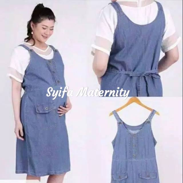 AT153 Dress hamil overall jeans