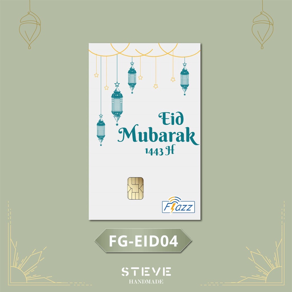 Flazz Edisi Idul Fitri Custom Nama Etoll Cetak ID Card FG2006