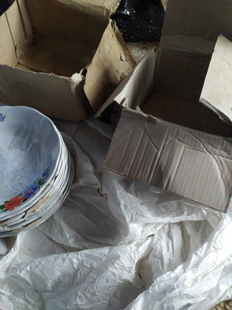 Piring Keramik Kembang 8 Lucky Parkit / Piring Makan / Piring Saji 8 Parkit Lucky - Murah Bagus