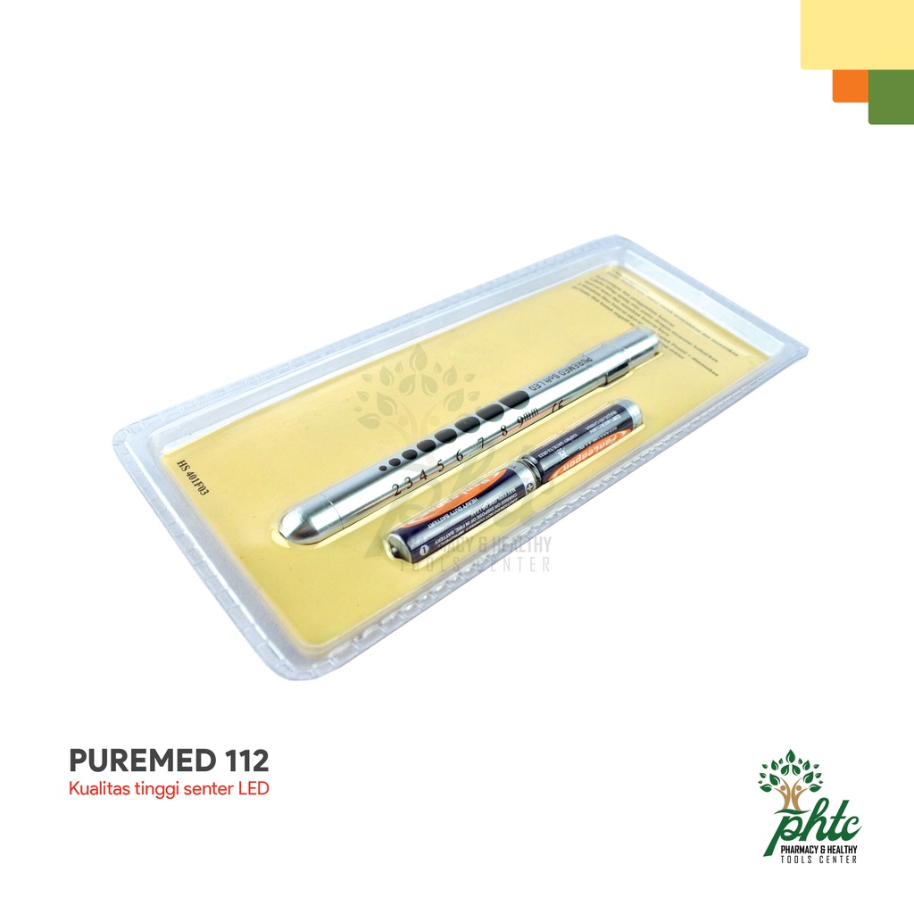PUREMED Penlight LED Smart Soft Yellow l Pen Light l Lampu Senter Pulpen Lampu Kuning PRM 112
