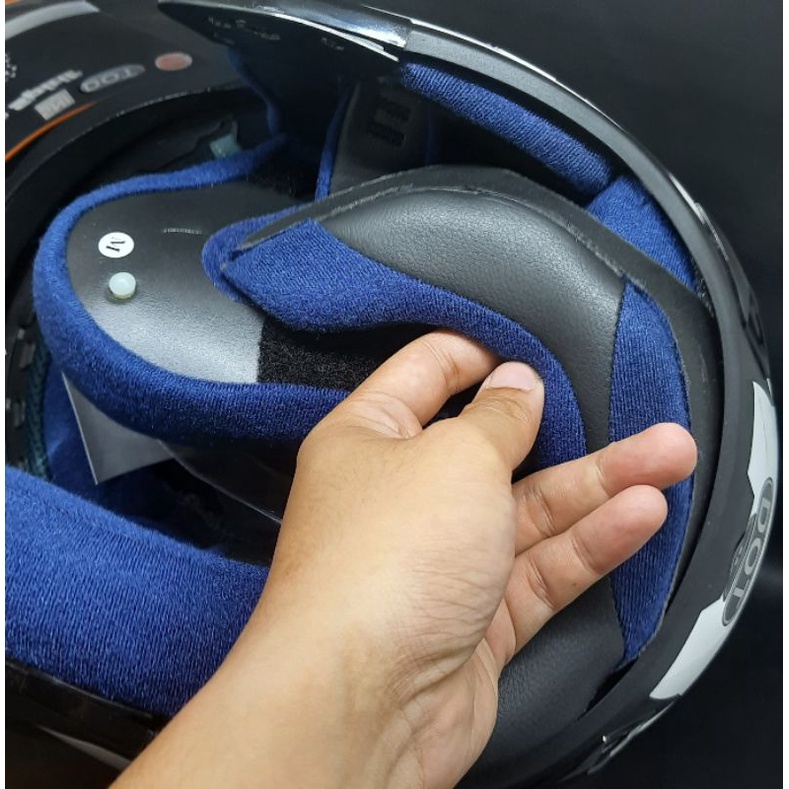 Helm INK METRO Half face Solid polos 2 visor original-4