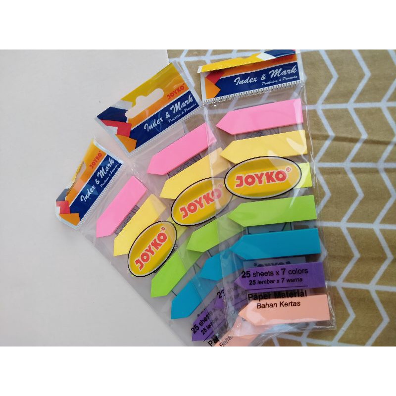 

[Canaya] Index Tabs Joyko 7 Warna || Pastel|| bujo || Cute|| Aesthetic || Journal || Dekorasi