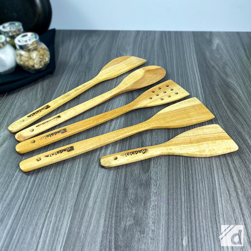 DADALALA Spatula Kayu / Sodet Kayu Lamtoro (Harga SATUAN)