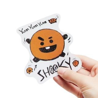  Stiker  Desain Sketsa Bts  Bt 21 Untuk  Koper handphone 