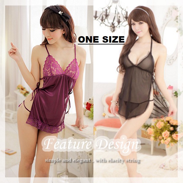 Baju tidur wanita | lingerie Simple impor New