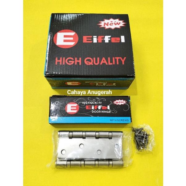 Engsel Eiffel Putih 3 4 5 Inch / Engsel Pintu Eiffel Stainless 3" 4" 5