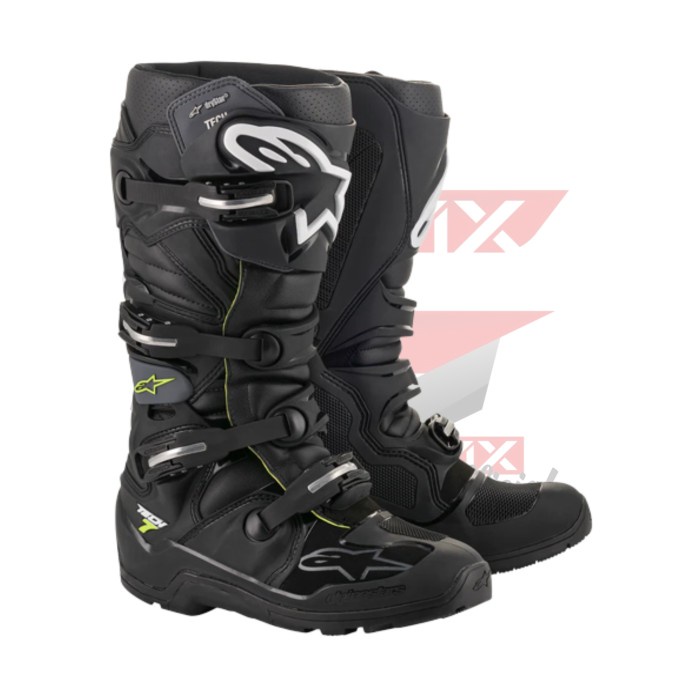 SEPATU ALPINESTARS TECH 7 DRYSTAR ENDURO BOOTS - BLACK GREY GREEN