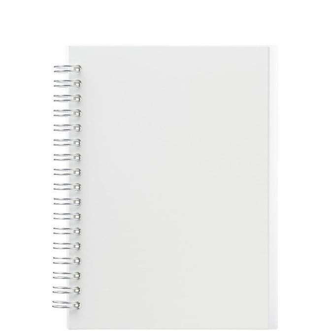 

Ready Pp Cover Double Ring Note Dott B6 White Muji
