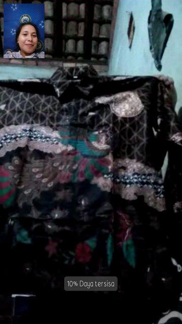 Kemeja Batik Lengan Panjang 021  Hem Batik Murah Seno Sogan Bakung Padi Manggar 54