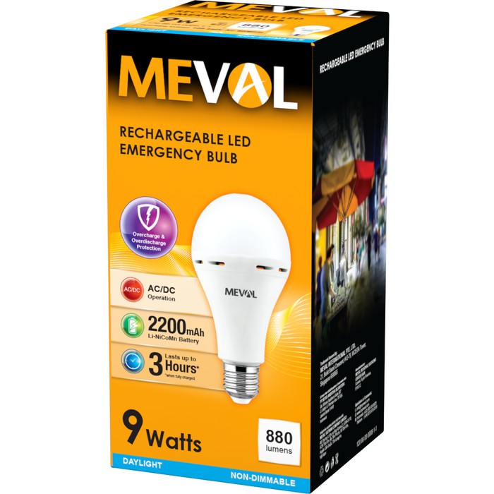 MEVAL MAGIC BULB 9W - PUTIH