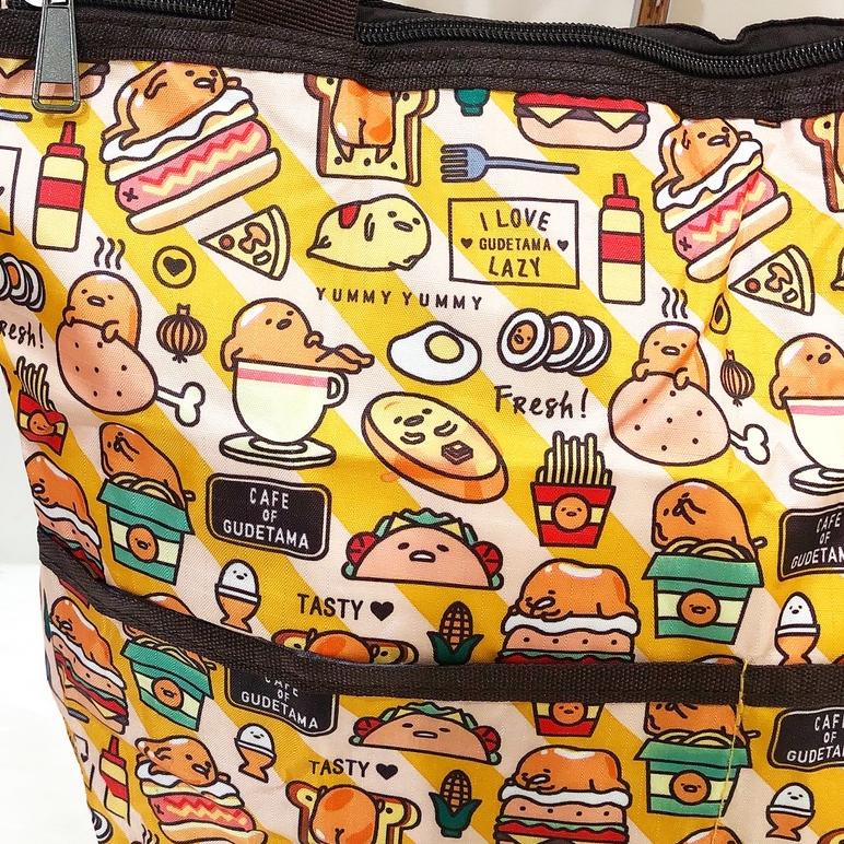 Tas Belanja Resleting / Tas Belanja Lipat / Shopping Bag Lipat / Tas Lipat Serbaguna / Zipper Eco ba