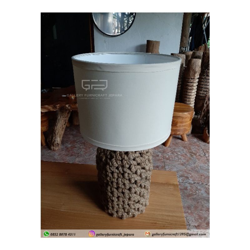 Lampu Hias Dekorasi Hotel dari Karung Goni