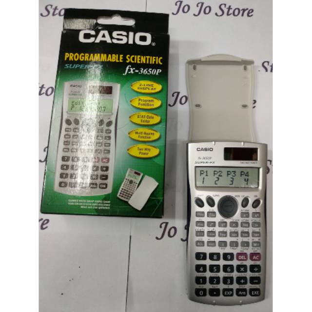 

Calculator program fx 3650