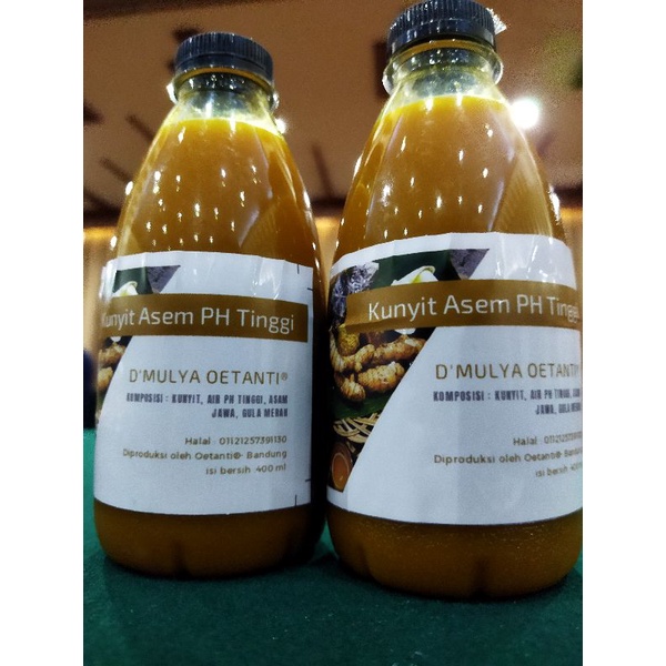 

minuman herbal kunyit asem PH tinggi