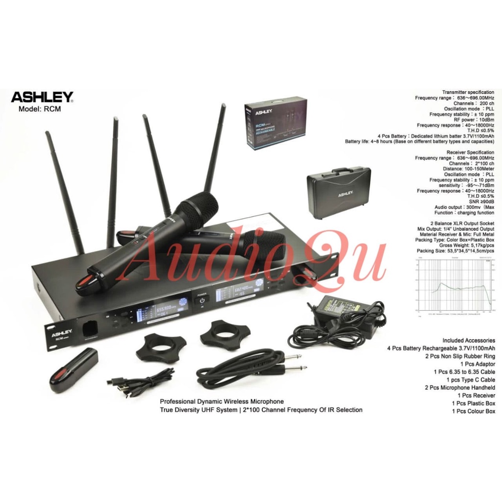 MIC WIRELESS ASHLEY RCM MIC ASHLEY RCM ORIGINAL ASHLEY RCM
