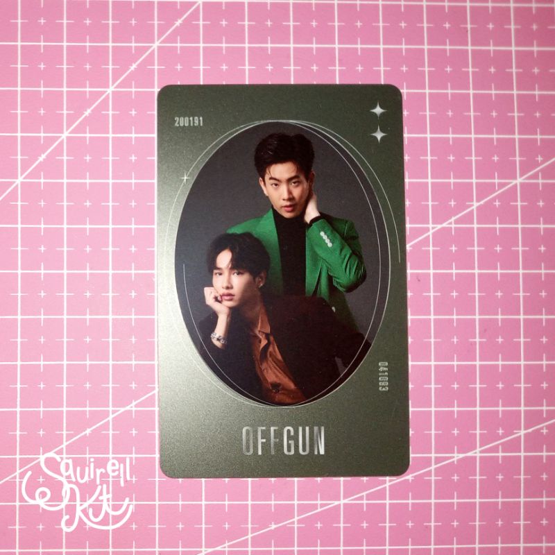 PC Photocard Official GMM TV Exclusive Signature Series Off Gun (Frame) ตลาดนัดออฟกัน ตลาดนัดเบบี๋ ต