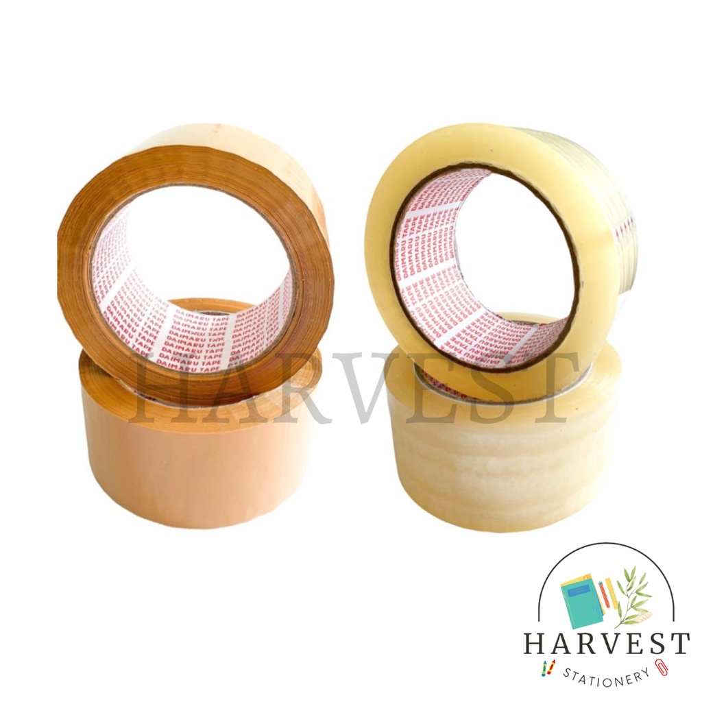 

Lakban OPP Daimaru 2 inch / 48mm x 90 Yard Bening Dan Coklat ( PER PCS )