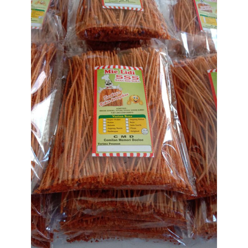 

mie lidi sss kemasan 95gr varian rasa