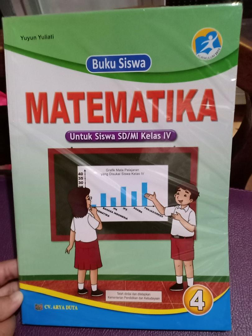 Jual Matematika Kelas 4 Sd Penerbit Aryaduta Kurikulum 2013 Indonesia Shopee Indonesia