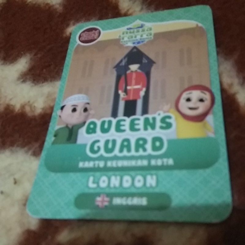 Kartu choki choki nussa rara (london)