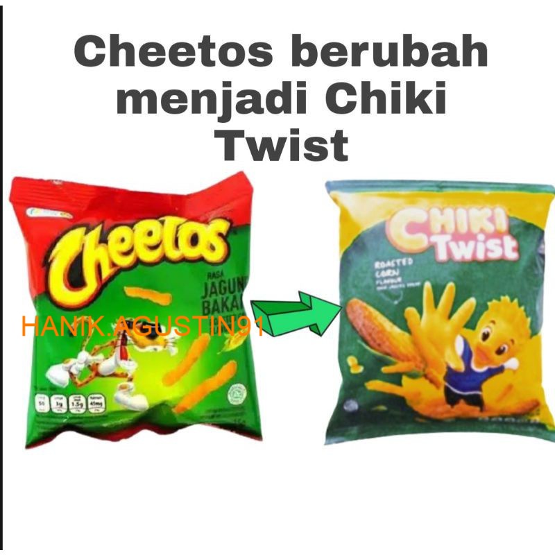 Jual Cheetos Rasa Jagung Bakar 15gr Chiki Twist Jagung Bakar 15gr