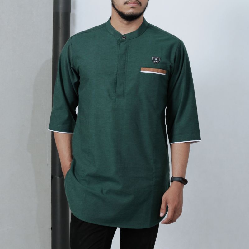 KOKO KURTA LENGAN 3/4 BAHAN STANDFORD BUNGLON BERKUALITAS UKUTAN M L XL