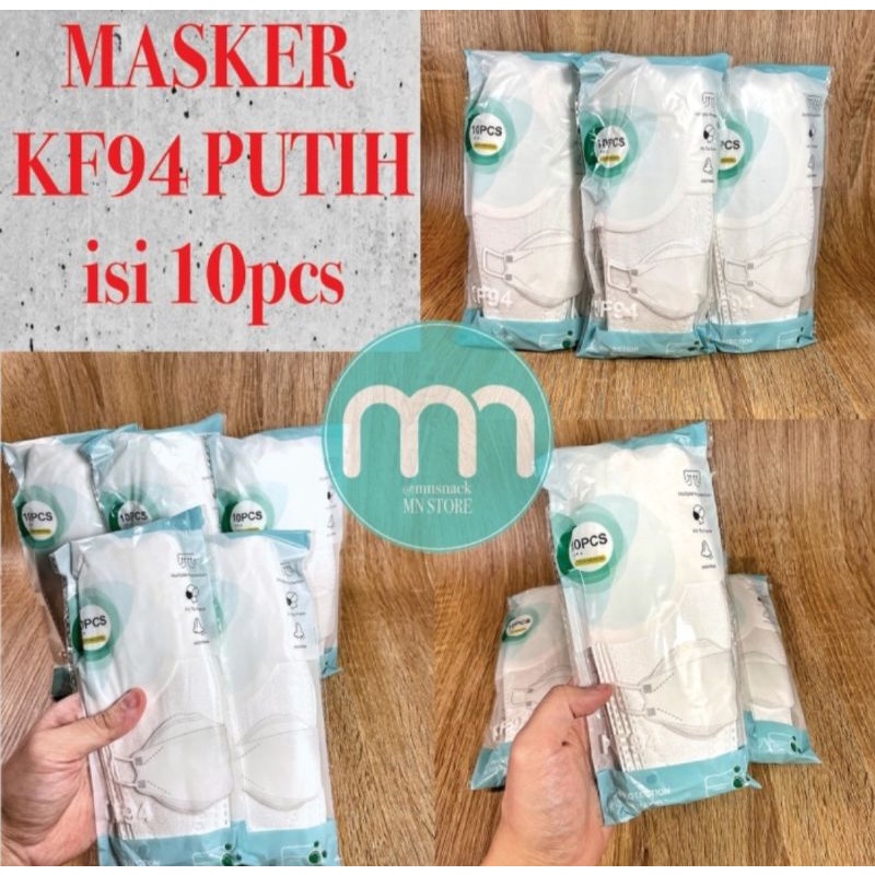 Masker kf94 Bisa pria wanita isi 10 pcs