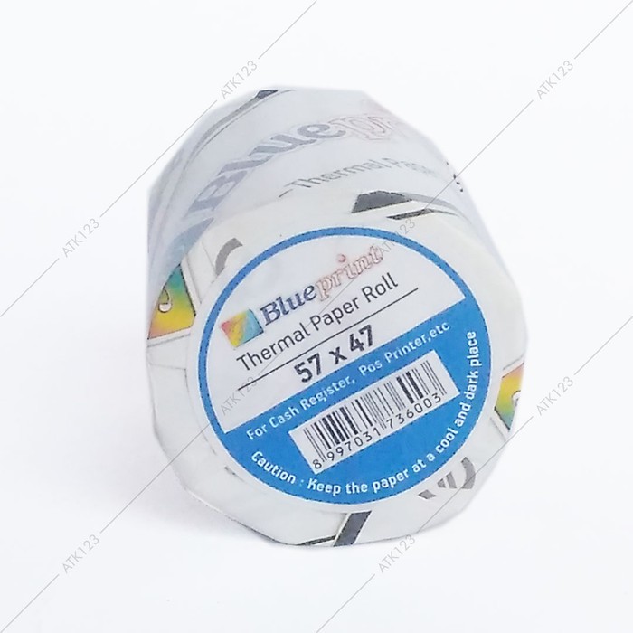 

Langsung Order Kertas Struk Thermal Paper 57 x 47 - Blueprint - Black Terlaris