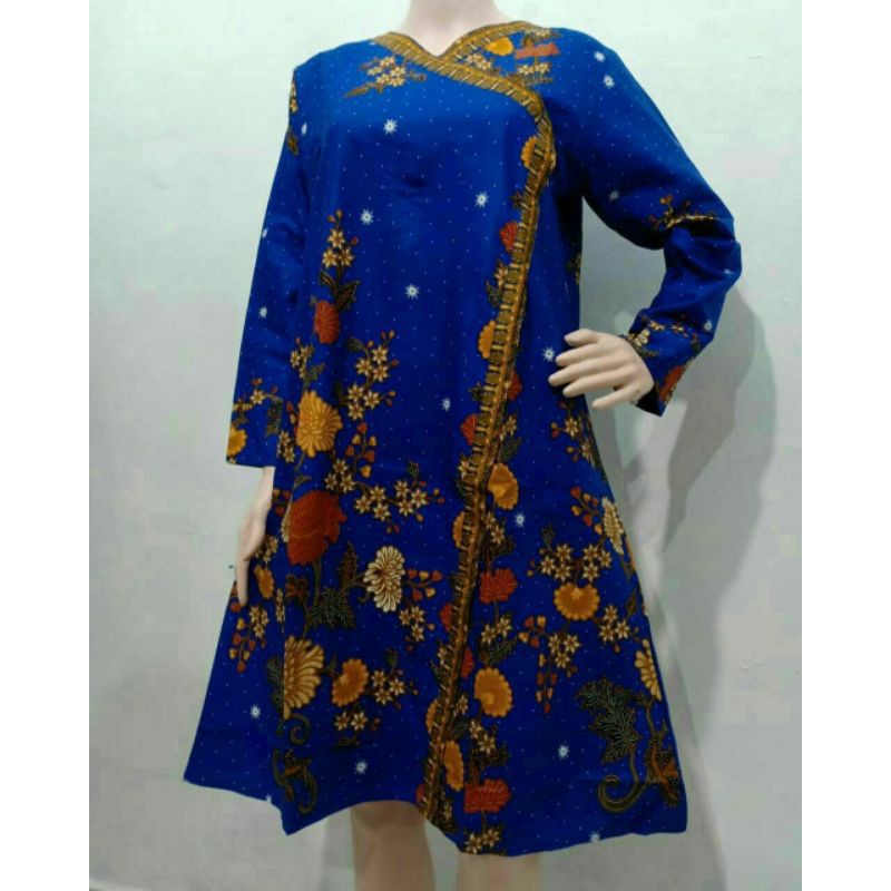 DRESS batik terbaru atasan batik wanita modern