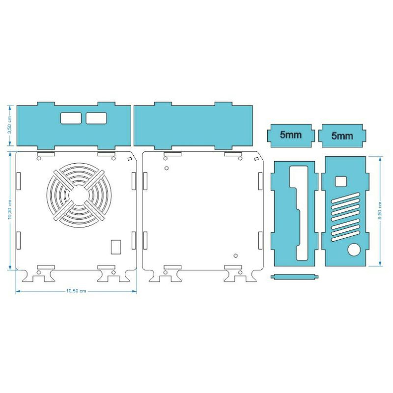 Casing Akrilik STB ZTE B860H V1 & V2