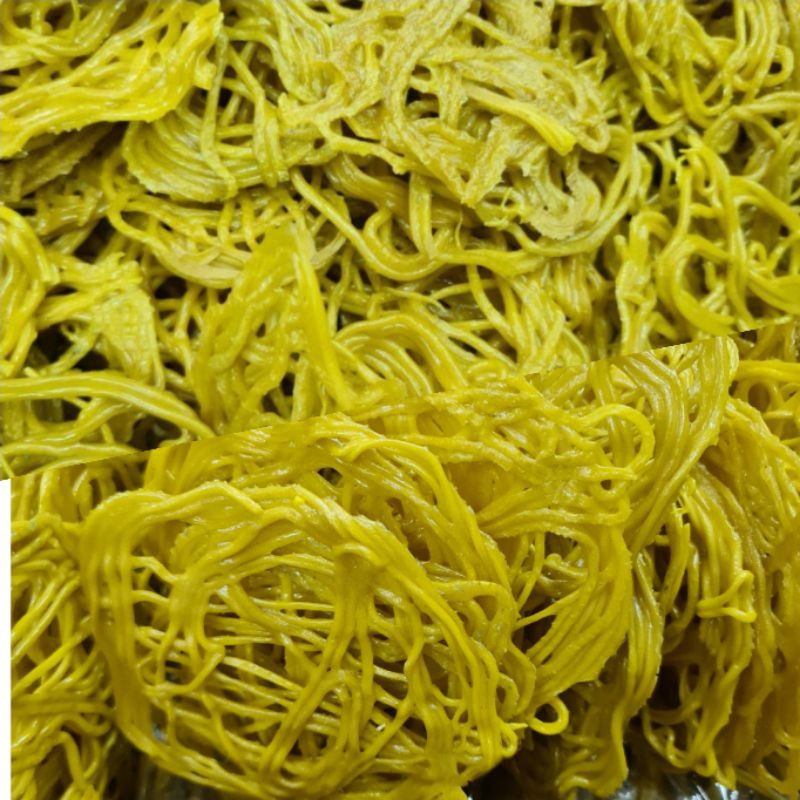 Jual Kerupuk Mie Ciplok Kuning Mentah Makanan Ringan Krupuk Mi Asinan