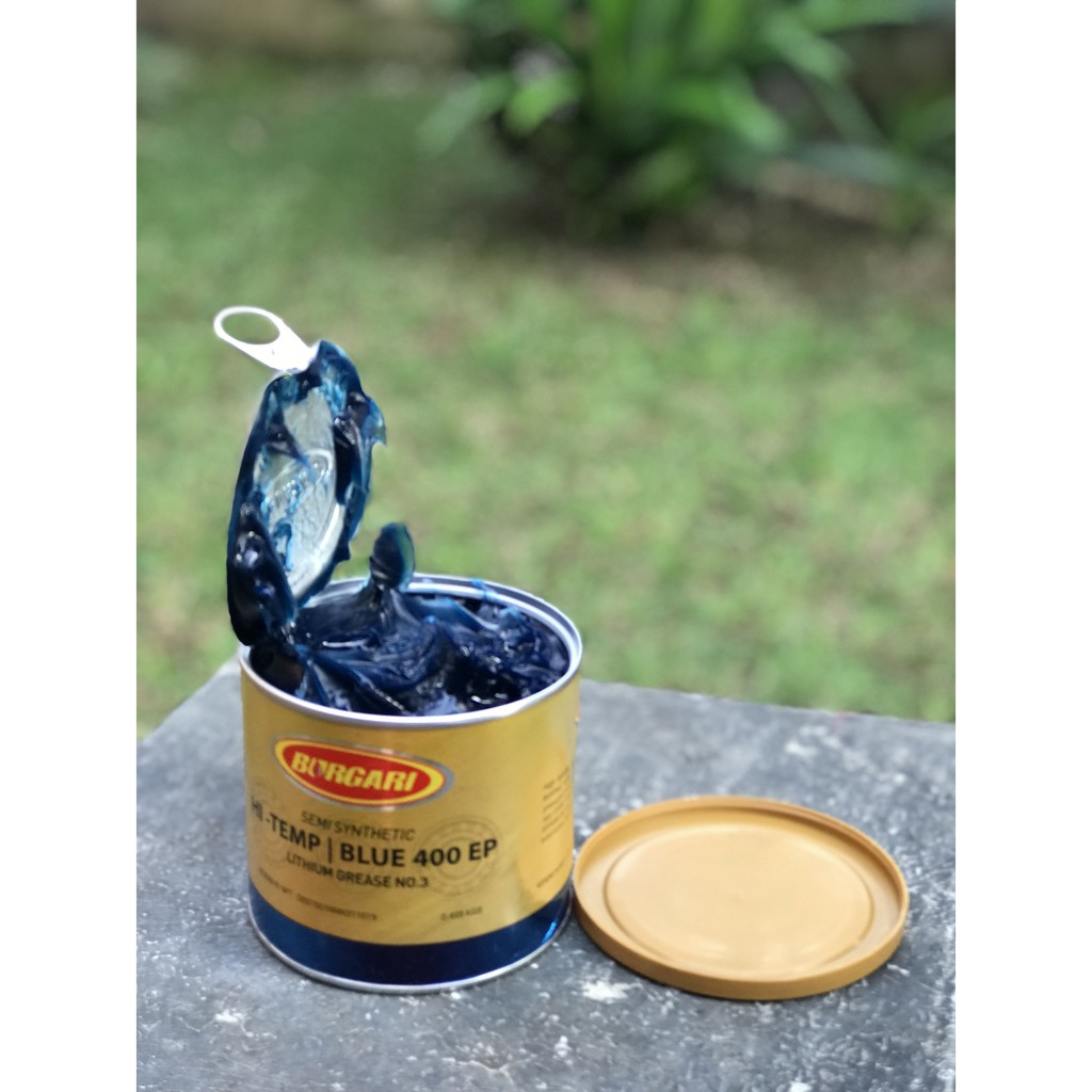 Gemuk Grease Burgari warna Biru HI TEMP 455 BLUE BIRU